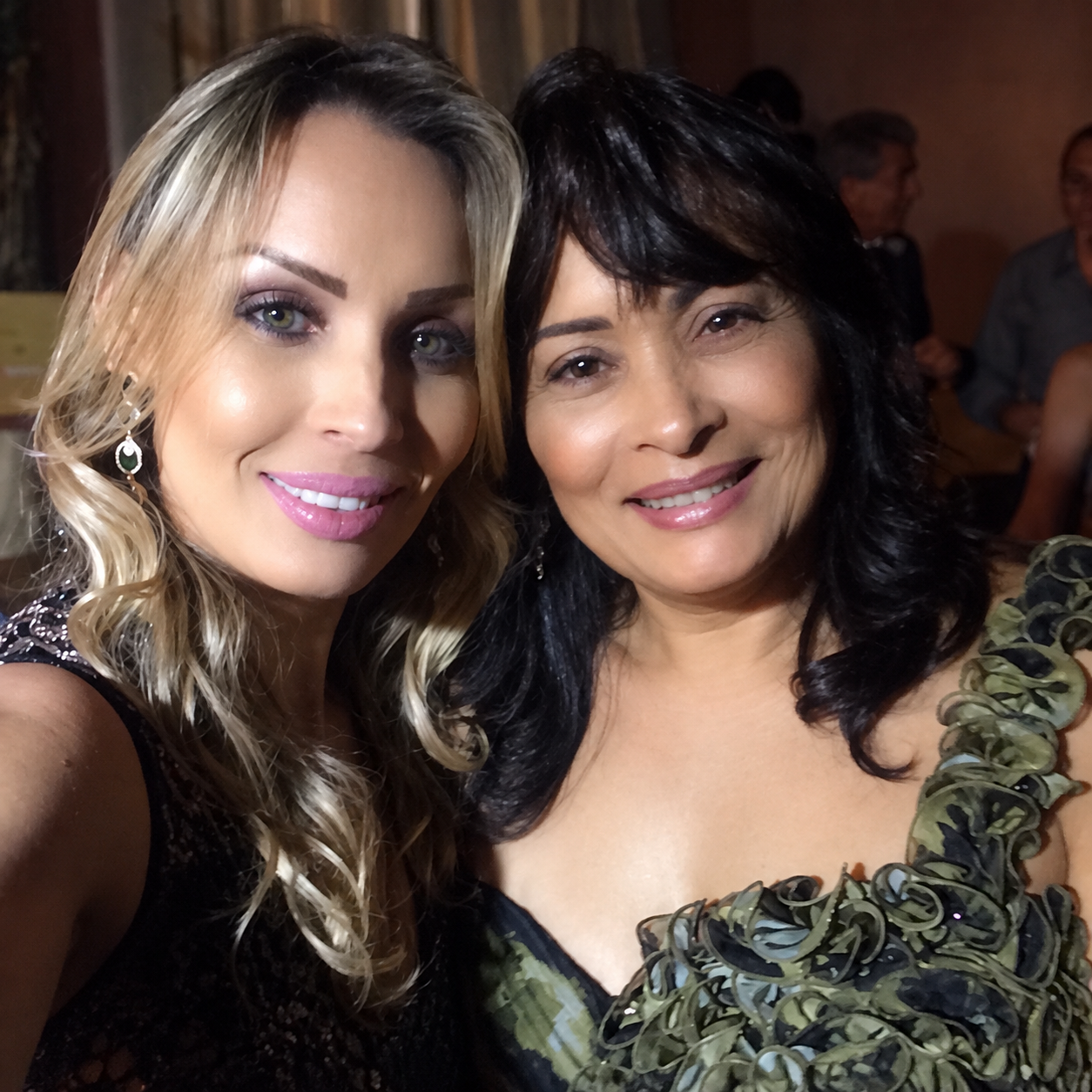 Érika com a mãe, Vânia